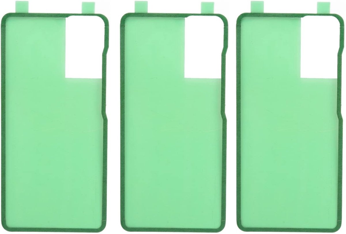 Achterste Batterijdeksel Lijm voor S20 FE en S20 FE 5G, Vooraf Geknipte Dubbelzijdige Tape, Inclusief Schoonmaakdoeken en Plastic Blades, Eenvoudig te Gebruiken en Te Reinigen