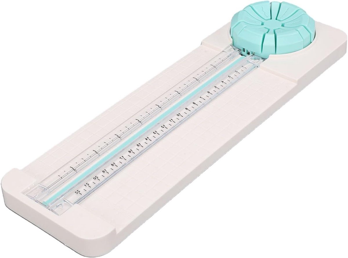 Papiersnijder 6-in-1 - Creatieve Snijder - Scrapbooking Hobby - Zes Randstijlen - 22 cm Breed - Zwart