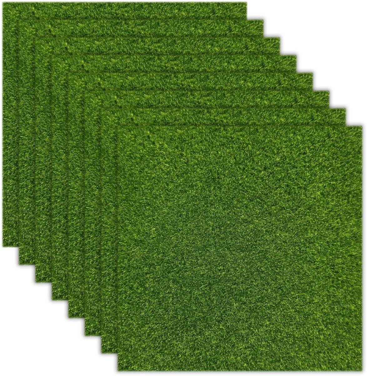 Omgoods - 8 Stuks Mini Kunstgras voor Knutselen en Decoratie
