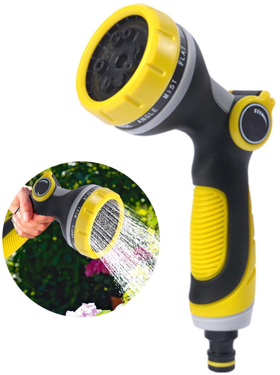 Omgoods - Multifunctionele Tuinslang Spuitpistool met 10 Spuitpatronen