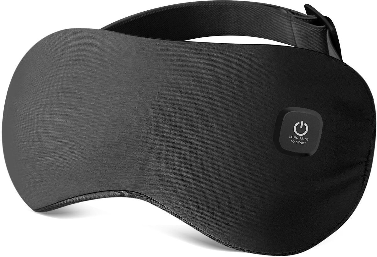 carmdering - Verwarmd Oogmasker – Oogmasker met Warmte, 3 Warmtestanden, 1000 mAh Accu en USB – Draadloos