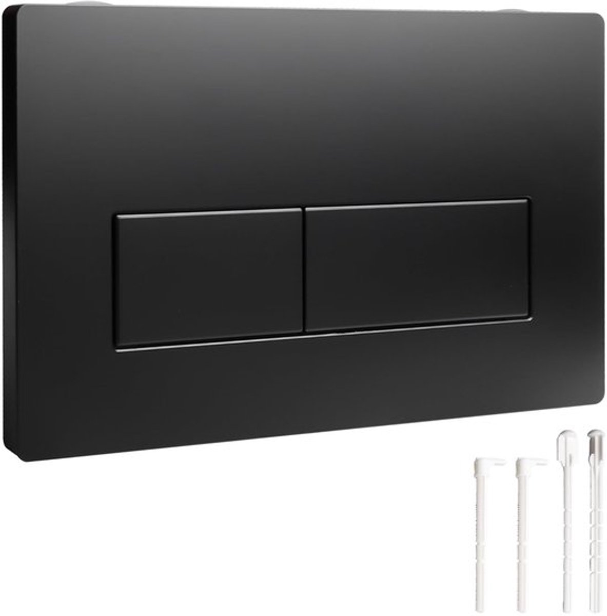 Drukknop Duurzaam ABS - WC Drukplaat - Geberit Sigma/UP300/UP320 - Dubbele Spoelknop - Inclusief Spoelhefboomset - Makkelijk Schoon te Maken - Wc Bedieningsplaat