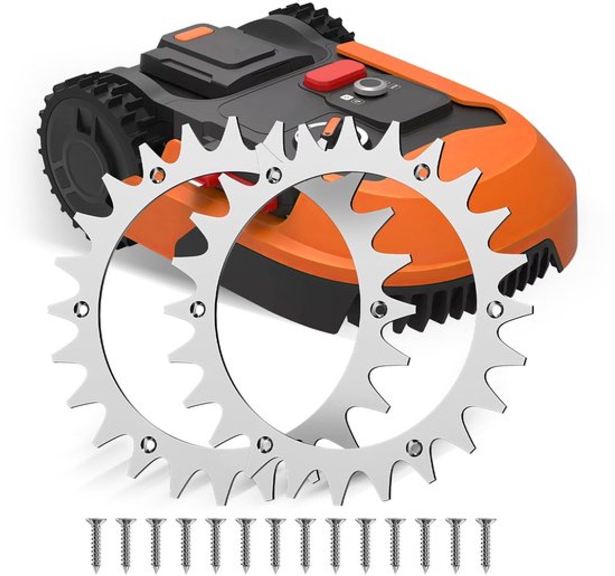Robotmaaier Spikes 2 Stuks - Verzonken Schroefgat - 210 mm - Zelftappende Schroeven - Compatibel met Worx Landroid L - Duurzaam Materiaal - Robotmaaierspijkers