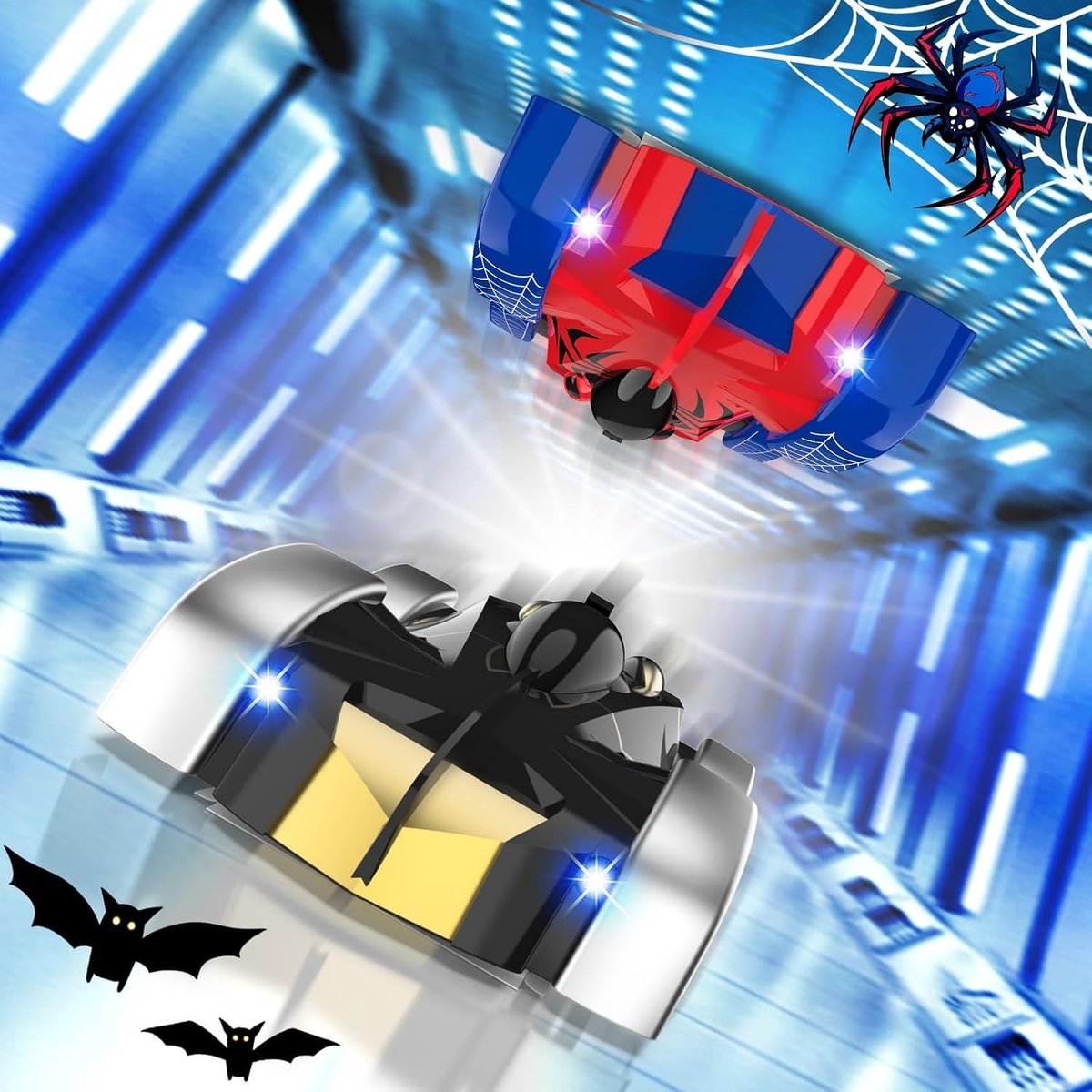 Rc drift car - Rood - Oplaadbare RC Auto met LED Licht - Voor Kinderen