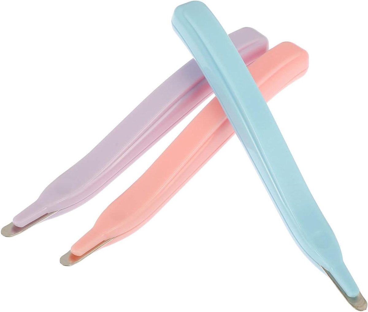 Nietjesverwijderaar Set - Ontnieter Nietjestrekker - Kantoorwerk Organiseren - Gebogen Ontwerp - 15.5 cm - Diverse Kleuren
