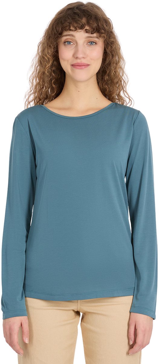 Dames-T-shirt met lange mouwen Ragwear Wendana Oceaangroen