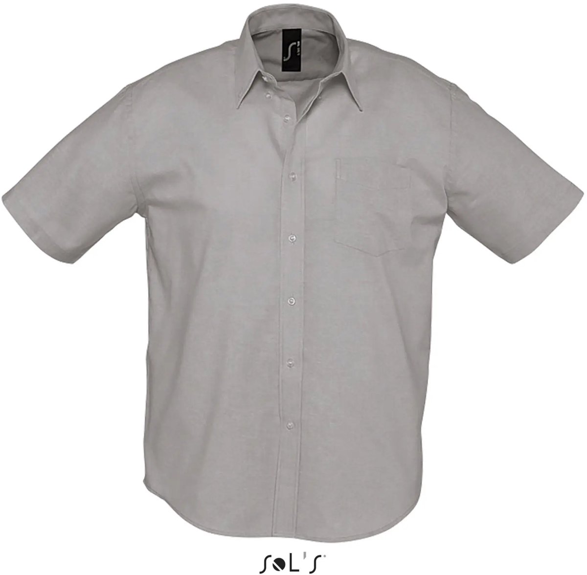SOL'S Men´s Oxford-Shirt Brisbane Short Sleeve L612 - SILVER - L