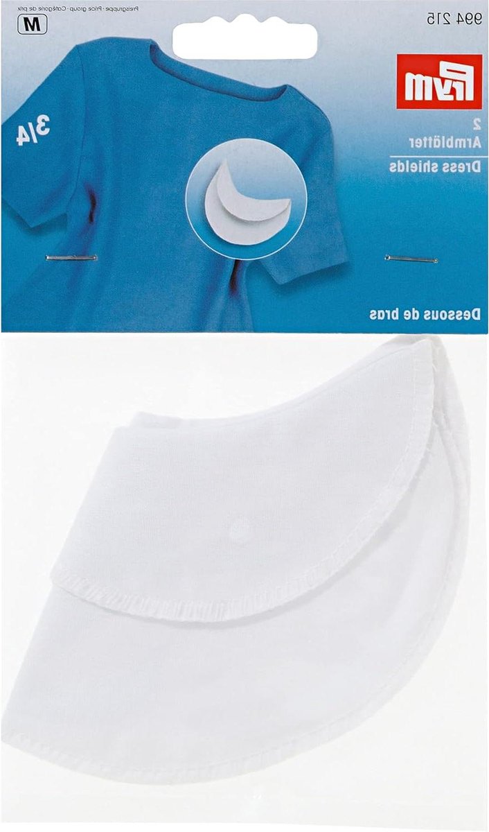 Onderarm Beschermers - Zweetpads - Kleding Beschermen - 100% Katoen Absorberend - 2 Stuks - Wit