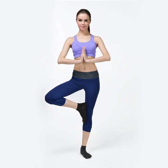 Antislip Sokken - 4 Paar - Ademend - Grip Sokken voor Yoga/Pilates - Thuis/Studio Gebruik - Comfortabel en Veilig — afbeelding 2