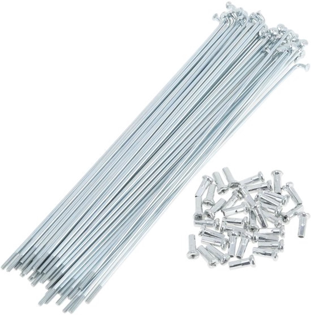Fiets Spaken 36 Set - 14G Gegalvaniseerd Koolstofstaal - 165mm Lengte - Duurzaam - Schokbestendig - Upgrade voor Fietswielen - Wielspaken