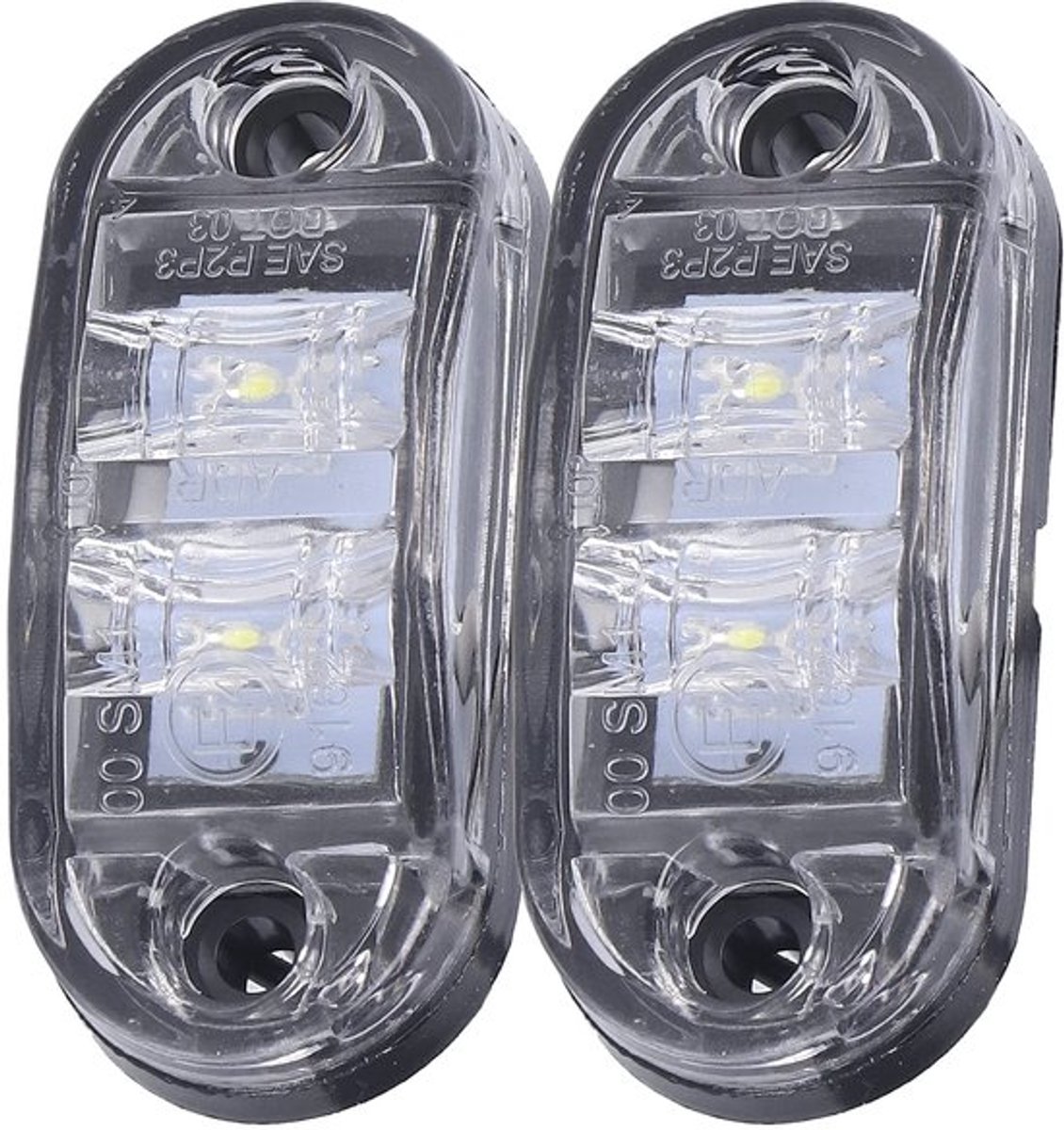 Markeringslicht 10-30V - LED Signaallicht - Waarschuwingslampje - Zijmarkeringslamp - Voor Auto's/Vrachtwagens - Lichtgewicht Ontwerp