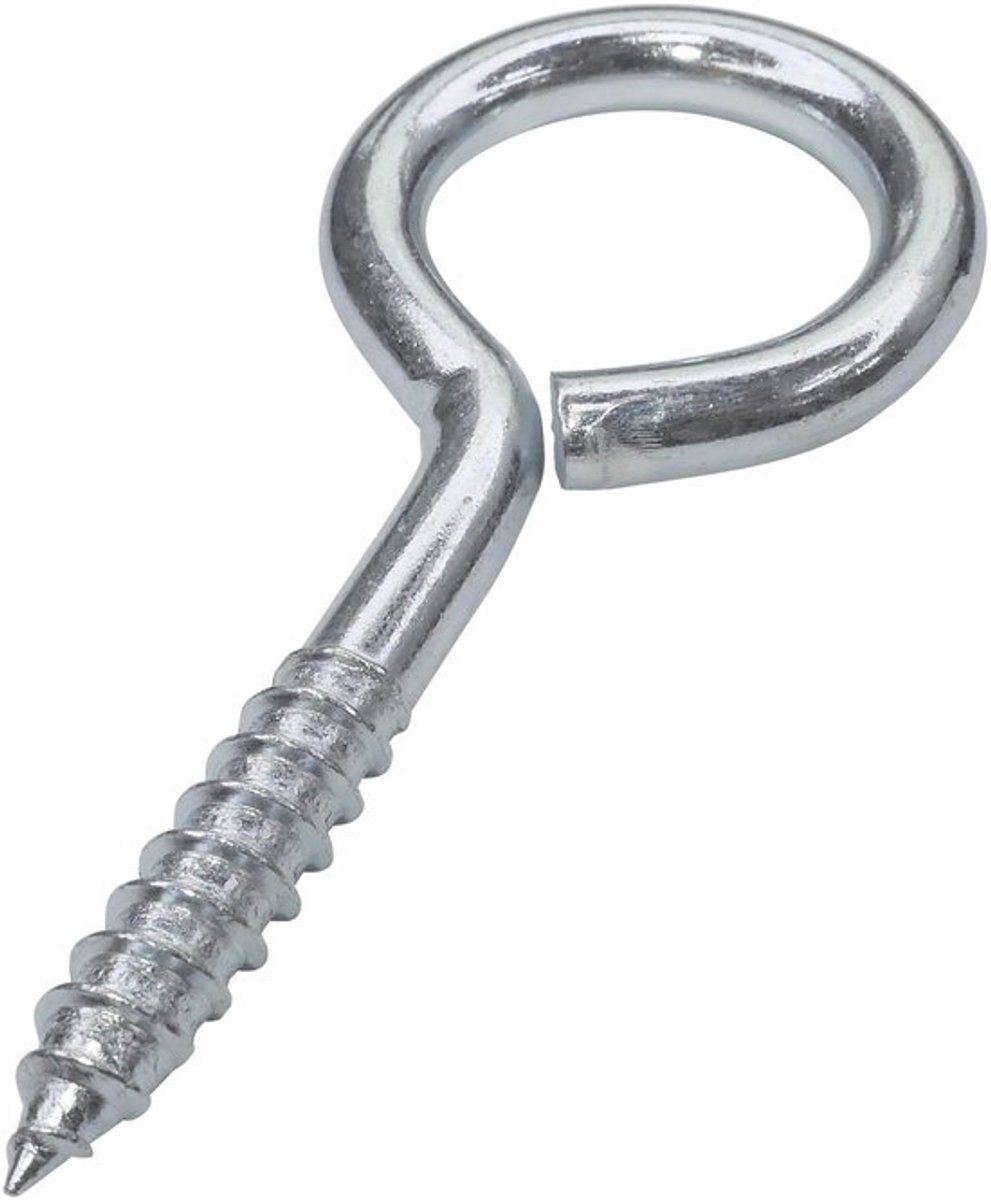 10-delige set schroefdraadgaten - Ø20x39mm - verzinkt staal - DIY montagegereedschap - roestbestendig - voor binnen en buiten
