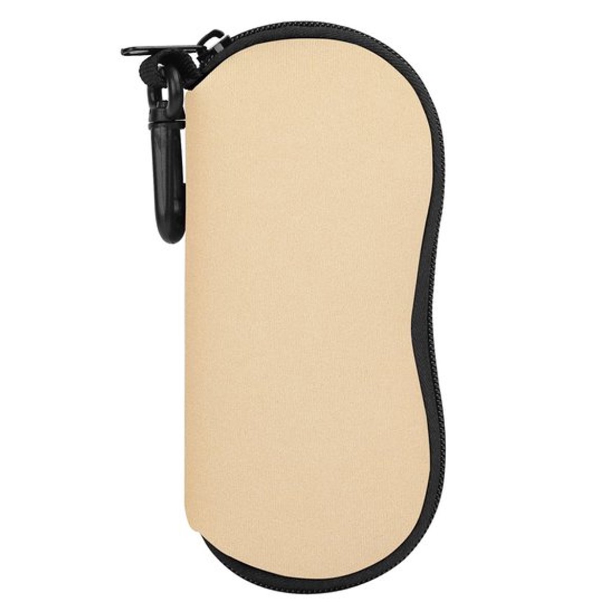 Zonnebrilhoes Ultra Lichtgewicht - Neopreen Opbergcase - Met Rits - Voor Zonnebrillen - Bescherming - Handige Clip - Brilcase