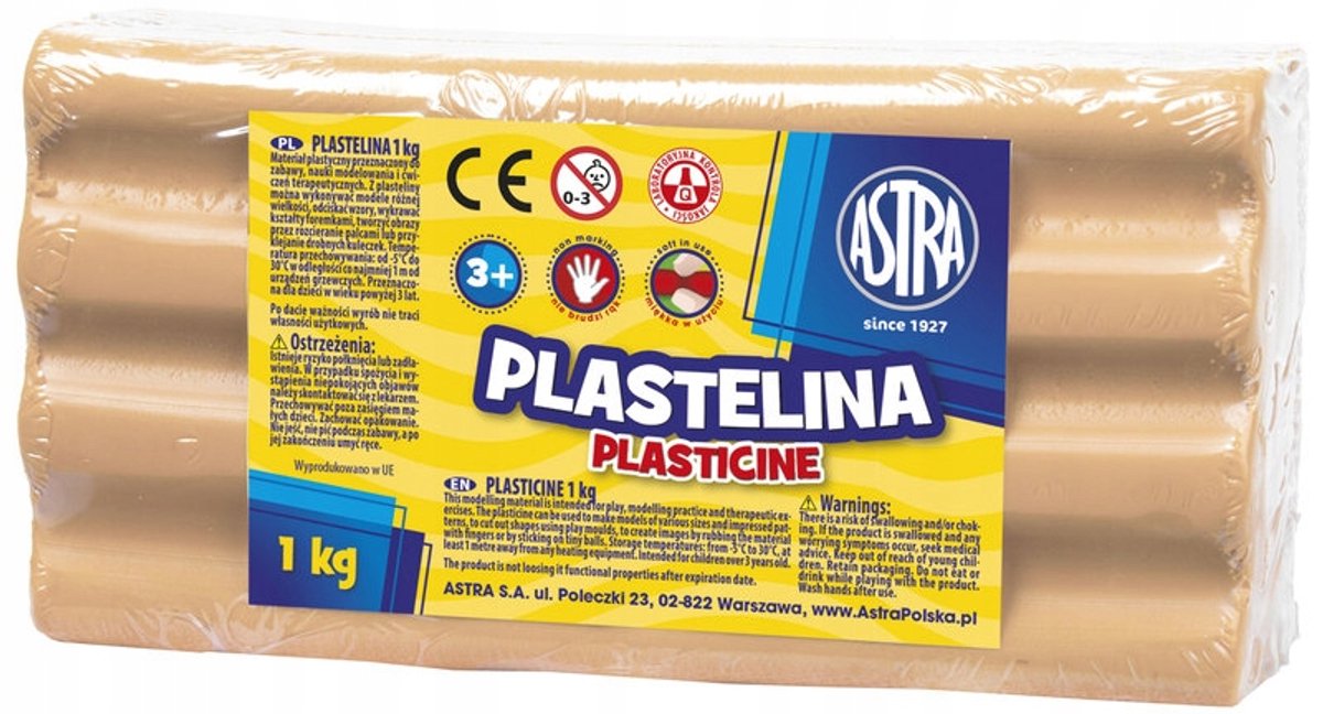 Kleurrijke Klei 1 kg - Zachte, Niet-Vervuilende Modelleerklei voor Kinderen