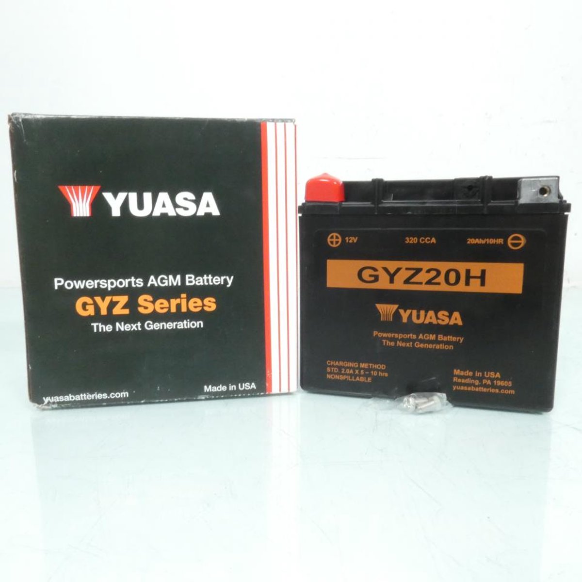 Batterie SLA Yuasa pour Quad Arctic cat 550 H1 EFT T3 2012 GYZ20H / 12V 20Ah Neuf