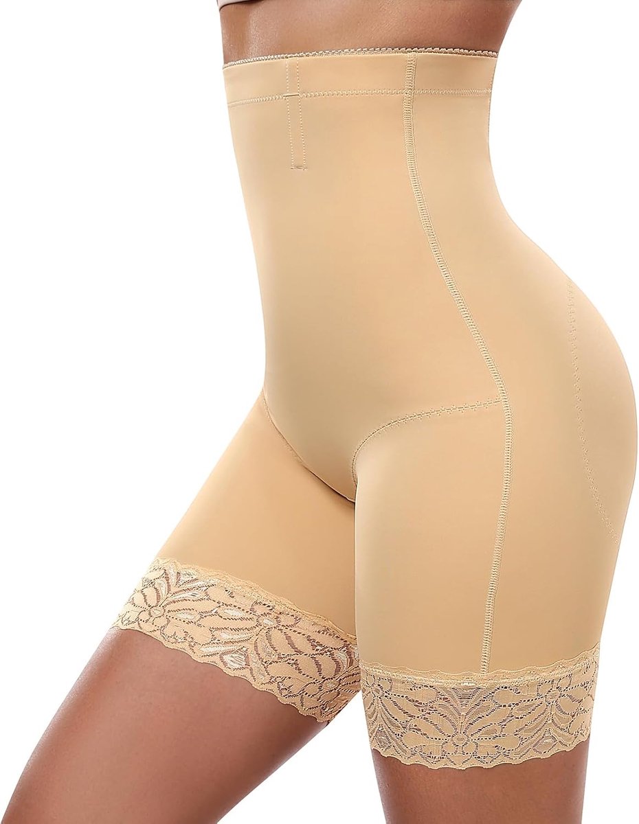 Shapewear onderbroek voor dames, buikband van kant met hoge taille, body shaper
