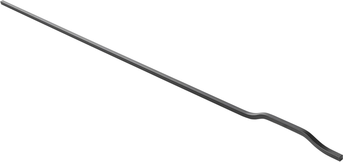 - Meubelgreep GRAVEL - handgrepen meubelgrepen - lengte 120 cm - van aluminium - zwart mat