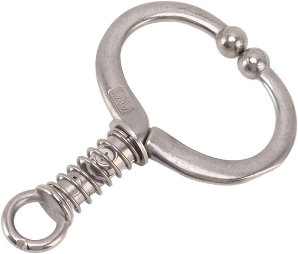 Neusring, Roestvrij Staal Stier Neusring Clip, Zware Runderen Neusring voor Koe en Stier, Model HL-Q4D, Roestvrije Stalen Veetang voor Boerderij Veebeheer