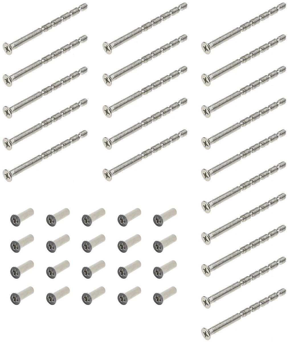 20 Sets van M5x60mm Snap Off Schroef Universele Metalen Aansluiten Mouw Schroeven Bouten voor Deur Handvatten Aansluiten Doos Rozet