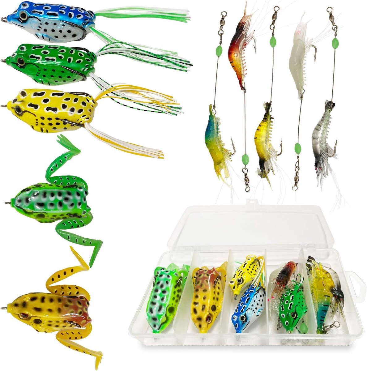 Aas, meergewrichtig, visaas, set kunstaas, wobbler snoekset, langzaam zinkend aas, zoetwater, zoutwater, hengelaccessoires