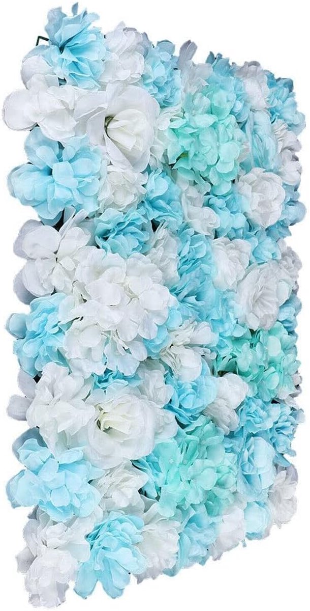 Kunstbloemenwand, 12 stuks zijden bloemenpaneel, wandpaneel, kunstbloemenwand, achtergrond bloemen, zijdebloem, wand, bloemendecoratie, kunstbloemen decoratie