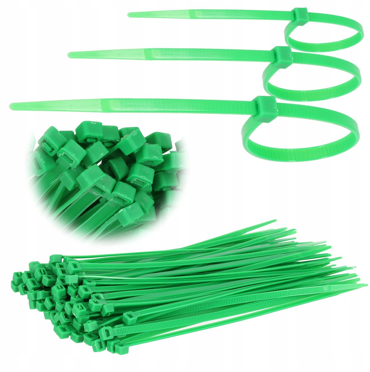 Groen Kabelbinders 2,5x150 mm - 100 st