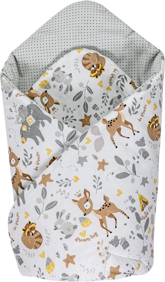 Partners Steekkussen 100% Katoen 75x75cm dubbelzijdig zacht multifunctioneel anti-allergisch voor baby's