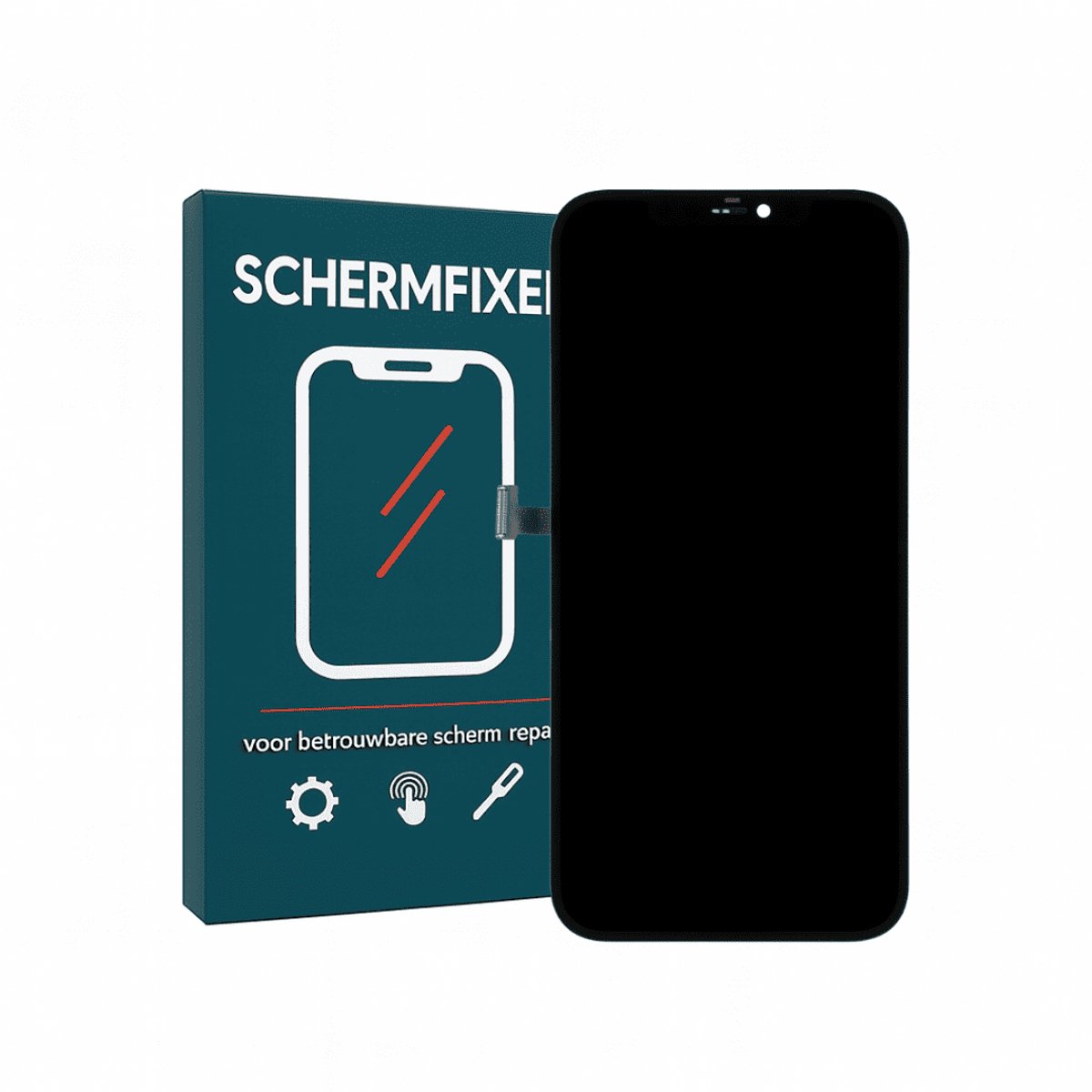 iPhone 12 Pro Max Scherm - OLED Display - A+ Kwaliteit - met Framesticker