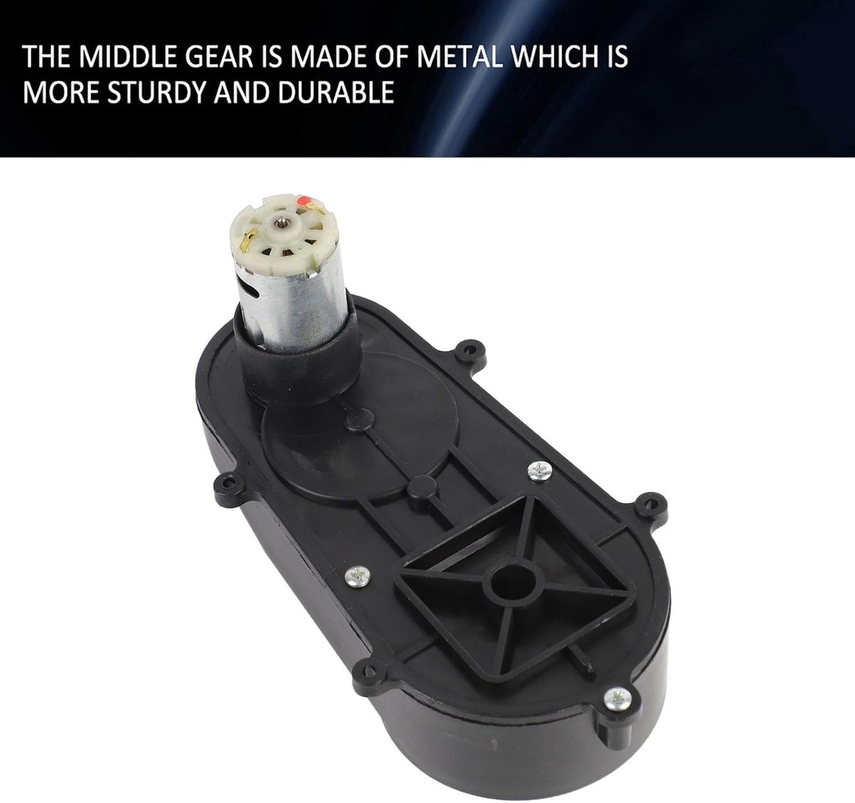 Elektrische Motor Versnellingsbak, Hoge Snelheid RS390 Elektrische Motor met Versnellingsbak voor Kinderen Elektrische Auto Motorfietsen Speelgoed Accessoires(6V 18000RPM),Speciale motor