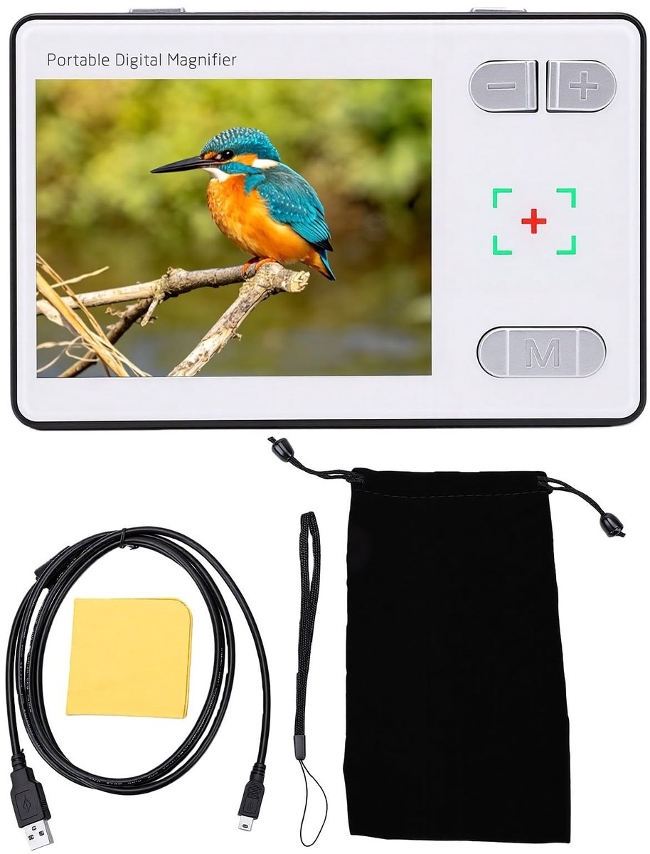 SolidKeus - Draagbare Digitale Microscoop met 3,5 Inch Scherm