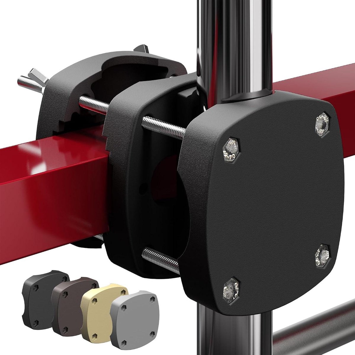 Parasolhouder Balkon - Balkon Bevestiging - Ruimte Besparen - Flexibele Montage - Tot 30 kg - Zwart