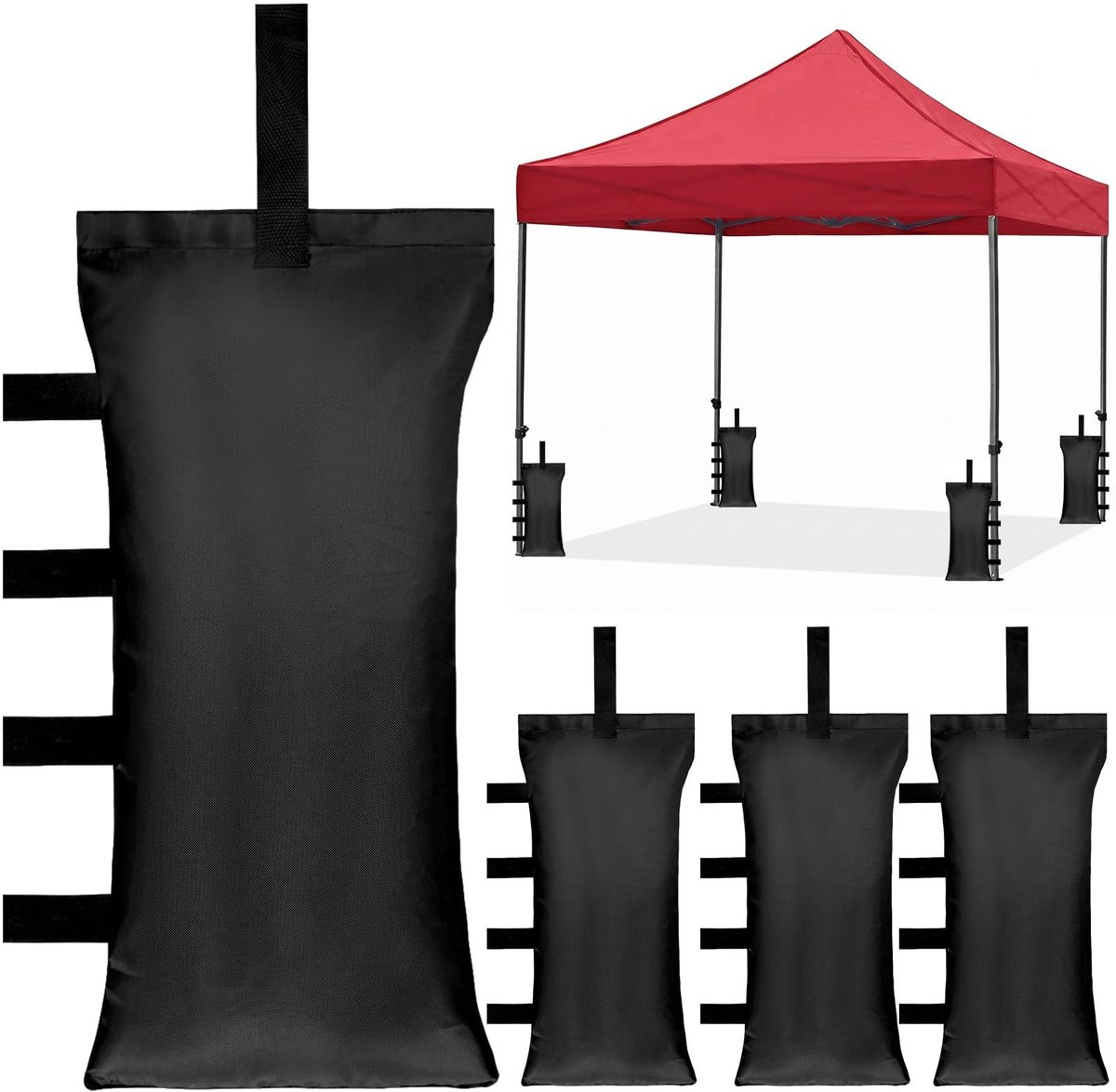 SolidKeus - Set van 4 Verzwaarde Zakjes voor Partytent