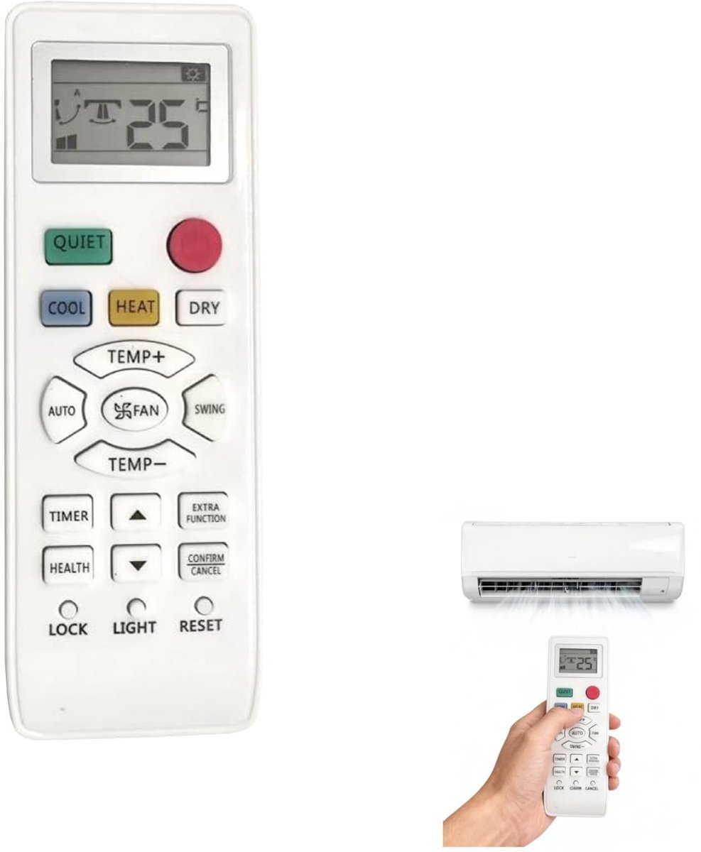 SolidKeus - Vervangende Afstandsbediening voor Diverse Haier Modellen