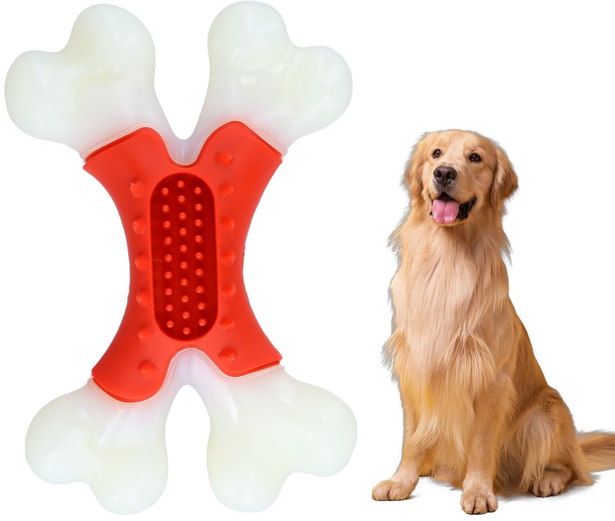 SolidKeus - Indestructible Chew Toy voor Honden met Tandreinigingseffect