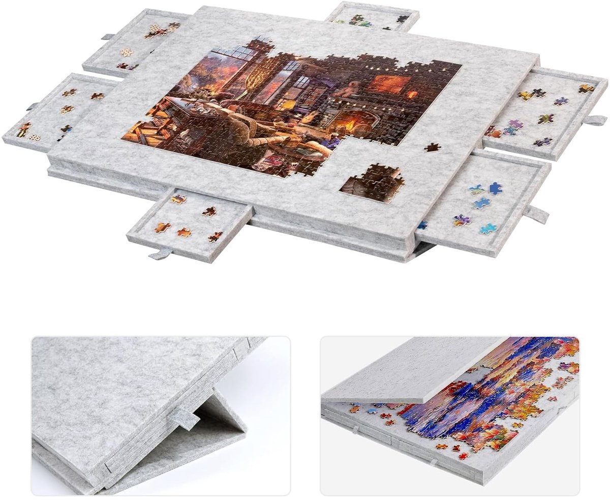 SolidKeus - Puzzeltafel voor 1000 Stukken met Veiligheid