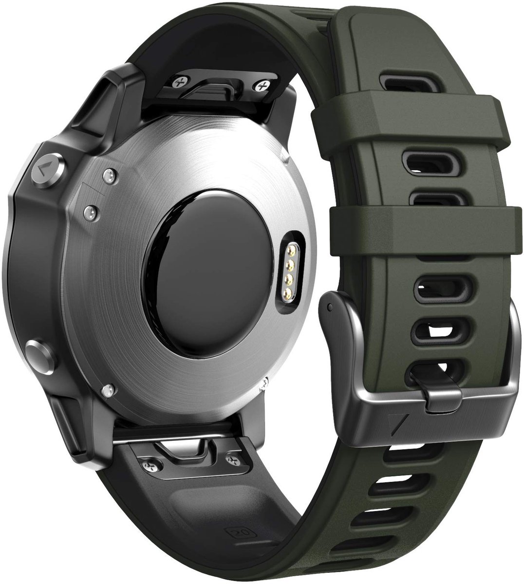 SolidKeus - Quick Release Silicone Sportarmband 20mm voor Smartwatch