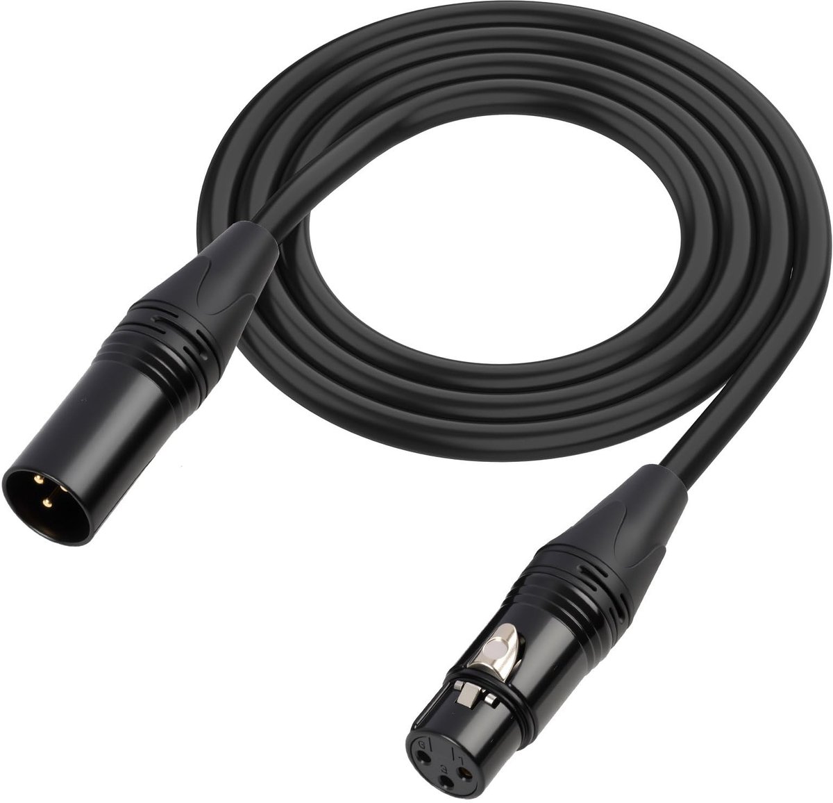 SolidKeus - 1m Professionele XLR Kabel voor Geluidsapparatuur