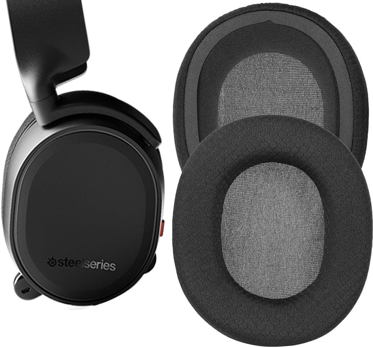 SolidKeus - Vervangende Oorkussens voor SteelSeries Arctis Hoofdtelefoons