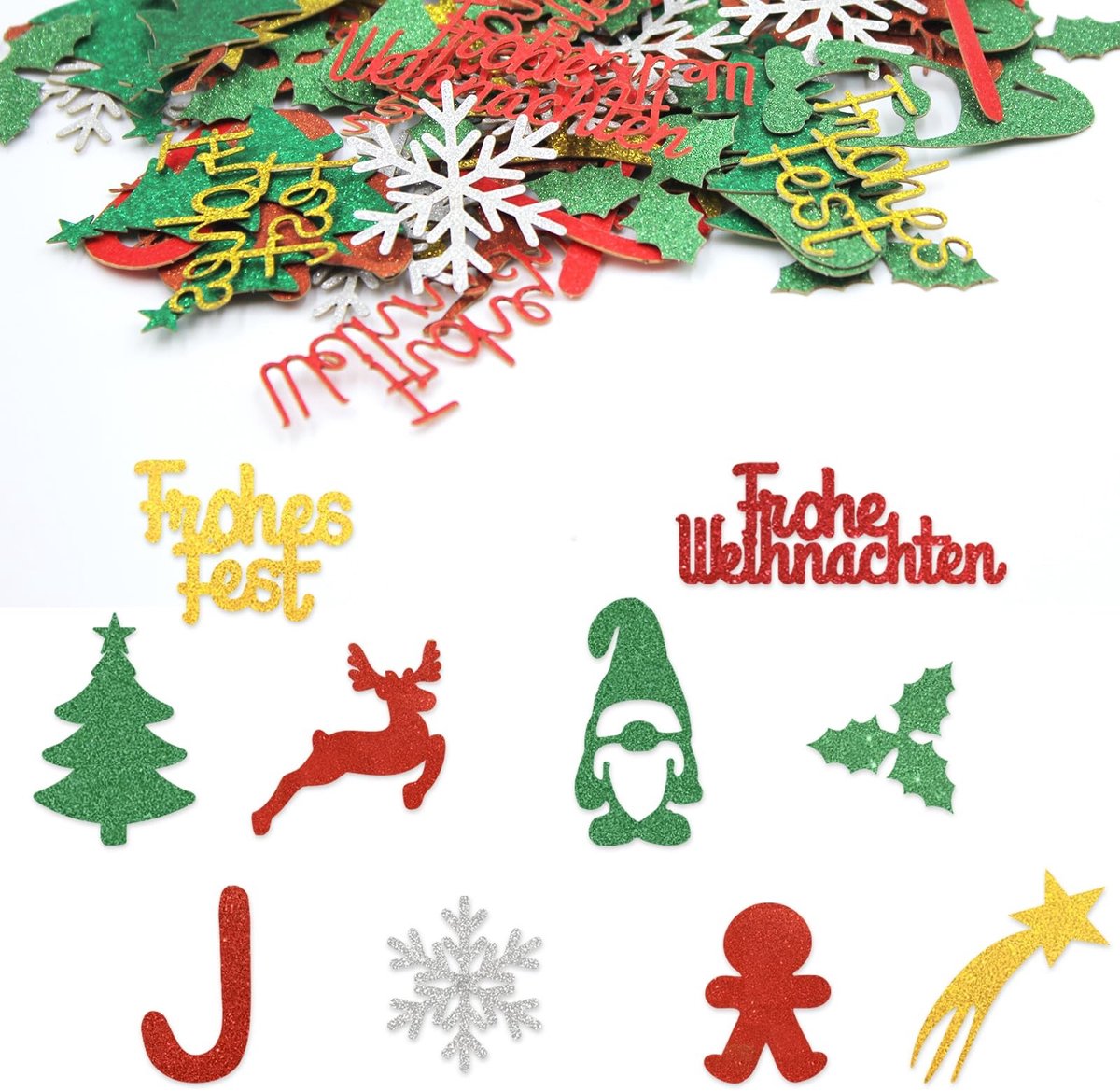 SolidKeus - Kerstconfetti voor Feestelijke Decoratie