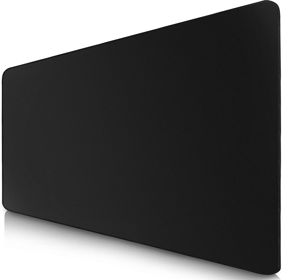 XXL Gaming Muismat - 900 x 400 mm Bureaumat - Extra Grote Muismat met Antislip Onderkant - Randloos Design - Nauwkeurige Tracking voor Gaming & Kantoor - Zwart