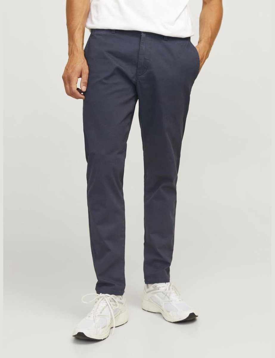 Heren chino broek Jrebmichael Slim Sharp Noos