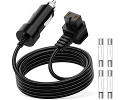 Sigarettensteekker verlengkabel voor Alpicool,Dometic,ICECO,Costway,Waeco | voor ARB, Setpower Auto-koelkast, Sigarettensteekker adapter, 4 Vervangbare zekering, 3.5M