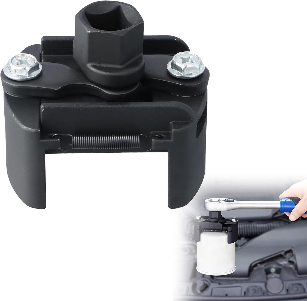 Oliefiltersleutel,Universele Oliefiltersleutel Remover Tool voor Verwijderen, Oliefilter Cap voor Past Kleine Middelgrote Olie Filters