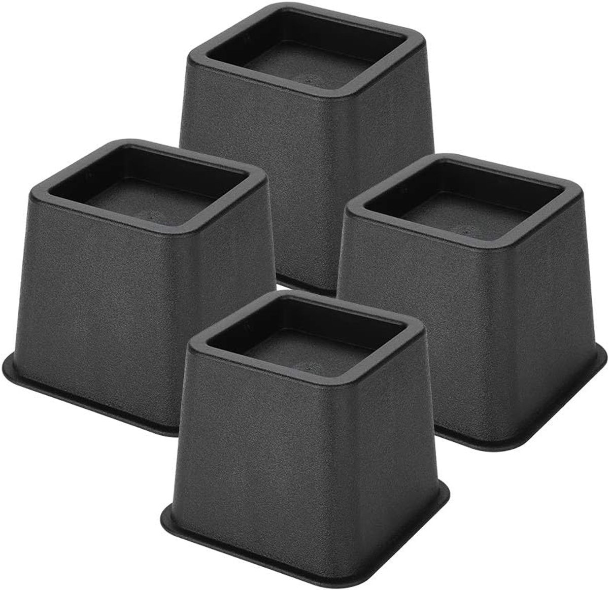 Bedverhoging, PP, 4 stuks/set voor meubels, 7,6 cm, voor bank, kleine kamer of studentenkamer, 120 x 90 mm