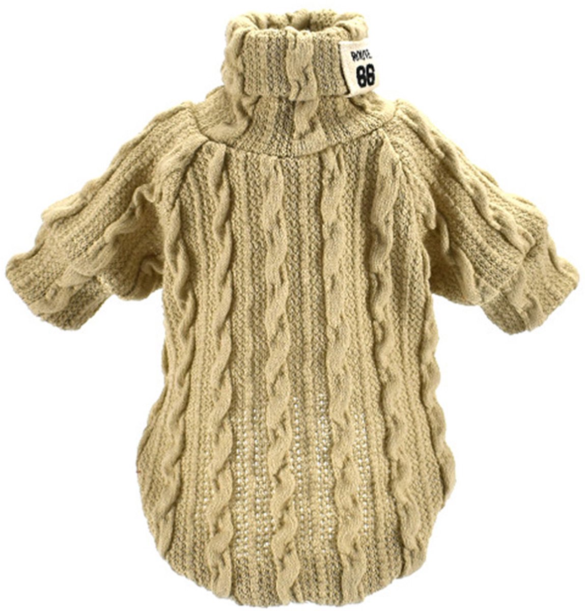 Hondentrui met col en mouwen Spring - Beige, M