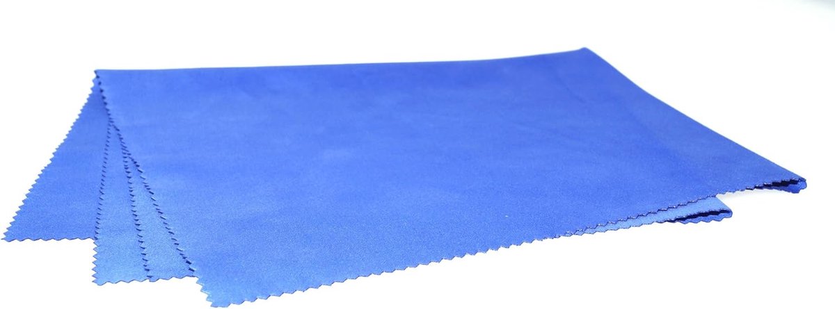 Brillenpoetsdoek van microvezel in professionele kwaliteit, ook voor displays (grote microvezeldoek van fijne speciale vezel, 30 x 40 cm, wasbaar)