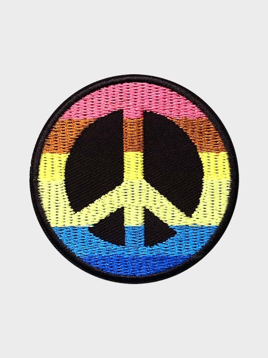 Patchy® – Peace Logo Strijk Embleem Patch 8.5 x 8.5 cm