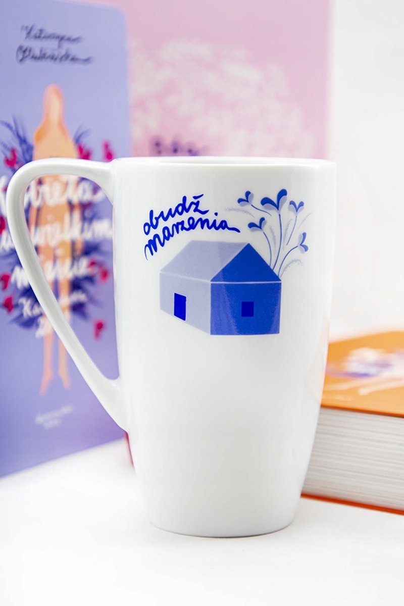 Keramieken Mok - Vrouw in Grote Stad (400 ml)