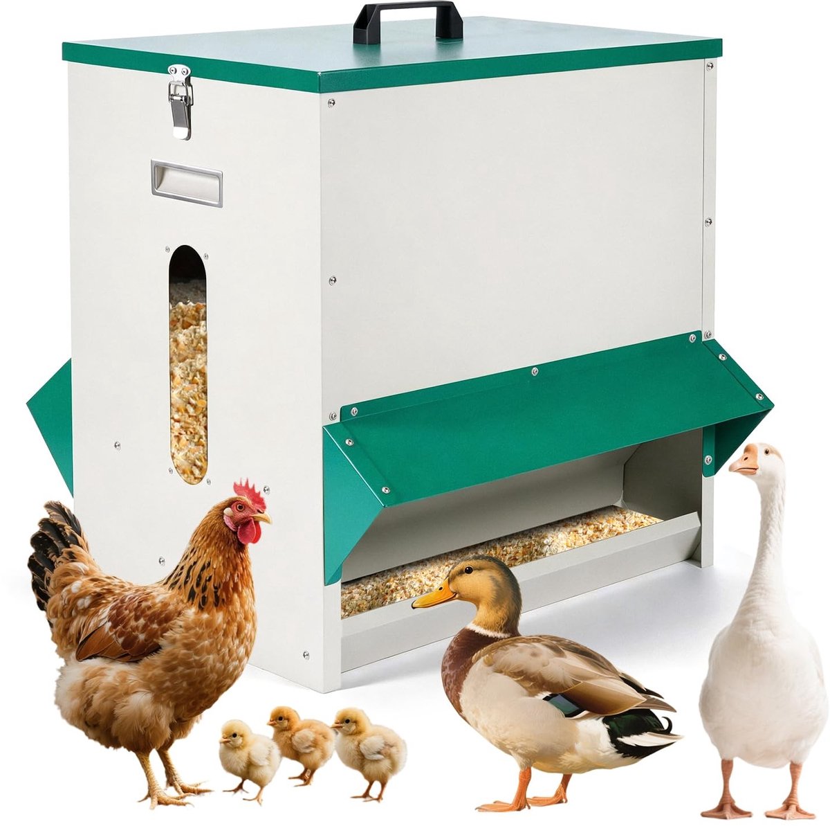 Omgoods - Automatische Kippenvoerder voor Efficiënte Voeding