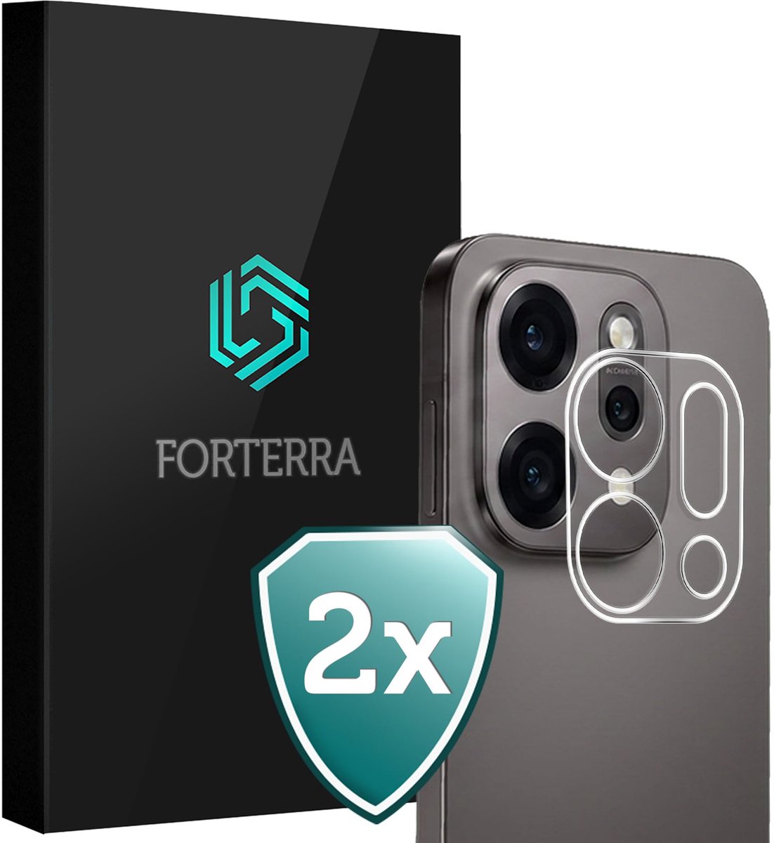 Camera Lens Protector 2 Stuks - Geschikt voor Oppo Reno 14 - Camera Screenprotector Beschermglas - Gehard Glas - Tempered Glass - Screen Protector